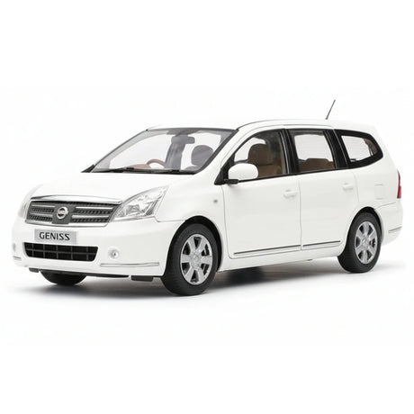 [OEM] 1:18 Nissan 2008 Livina Geniss White Model Car Die-Cast