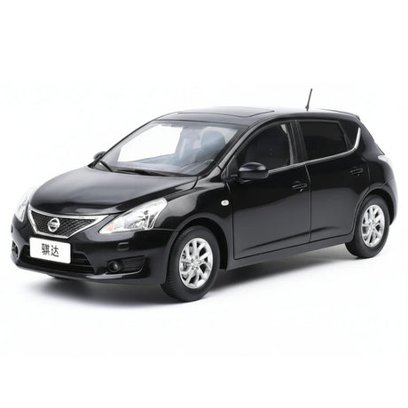 [OEM] 1:18 Nissan 2013 Tiida C12 Black Model Car Die-Cast