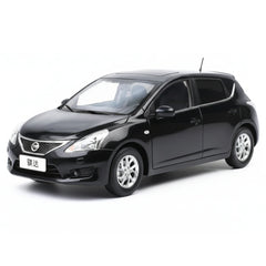 [OEM] 1:18 Nissan 2013 Tiida C12 Black Model Car Die-Cast