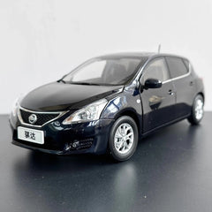 [OEM] 1:18 Nissan 2013 Tiida C12 Black Model Car Die-Cast