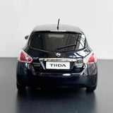 [OEM] 1:18 Nissan 2013 Tiida C12 zwart modelauto Die-Cast