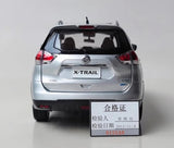 [OEM] 1:18 Nissan 2014 X-Trail silver modellbil Die-Cast
