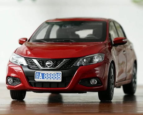 [OEM] 1:18 Nissan 2016 Tiida Red Model Car Die-Cast