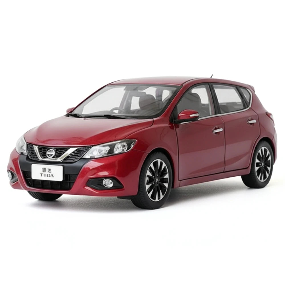 [OEM] 1:18 Nissan 2016 Tiida Red Model Car Die-Cast