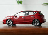 [OEM] 1:18 Nissan 2016 Tiida Red Model Car Die-Cast