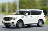 [OEM] 1:18 Nissan 2018 Patrol Y62 wit modelauto Die-Cast