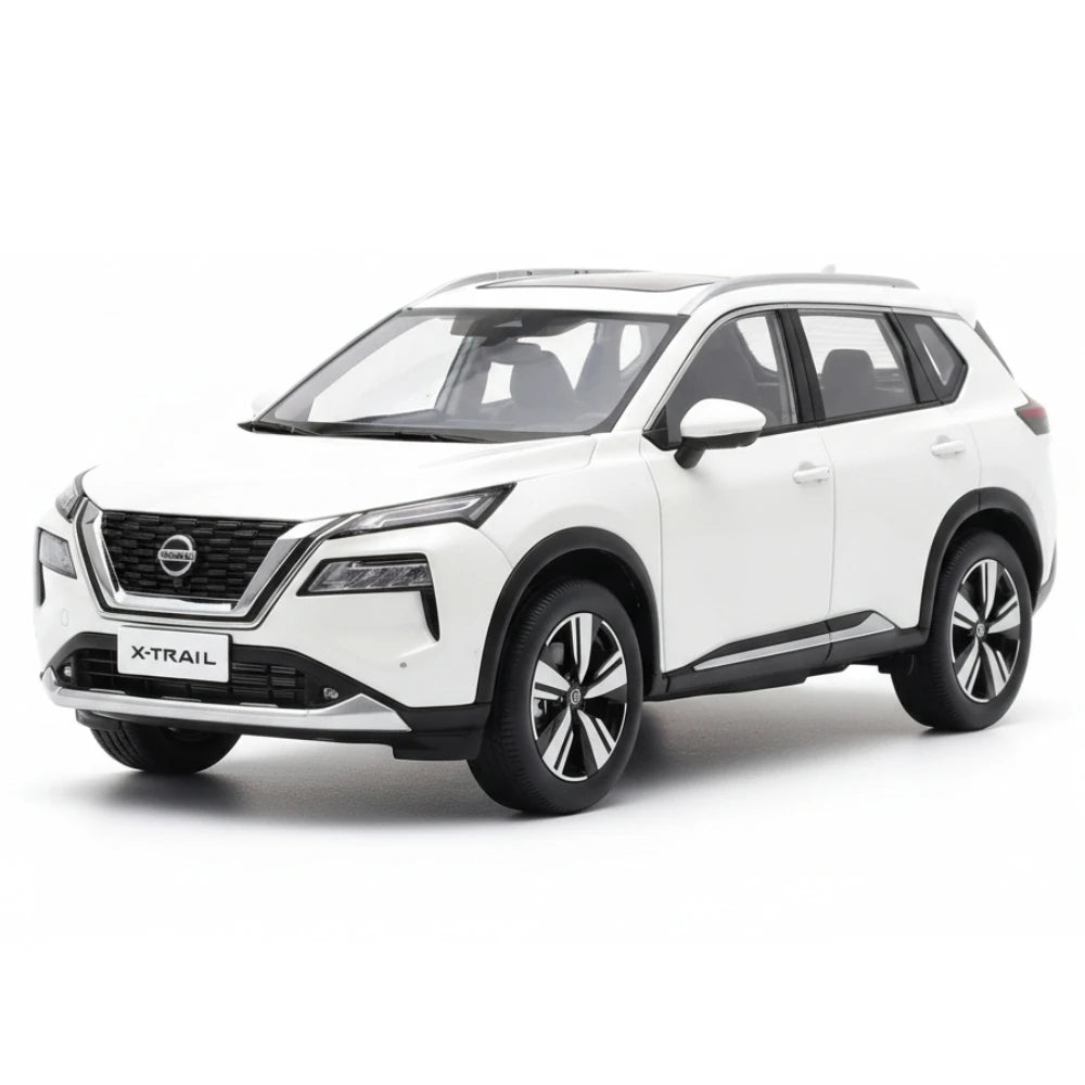 [OEM] 1:18 Nissan 2022 X-Trail blanc voiture miniature Die-Cast