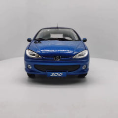 [OEM] 1:18 Peugeot 1998 206 blu modellino di auto Die-Cast