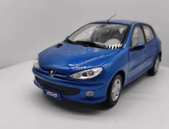 [OEM] 1:18 Peugeot 1998 206 blu modellino di auto Die-Cast