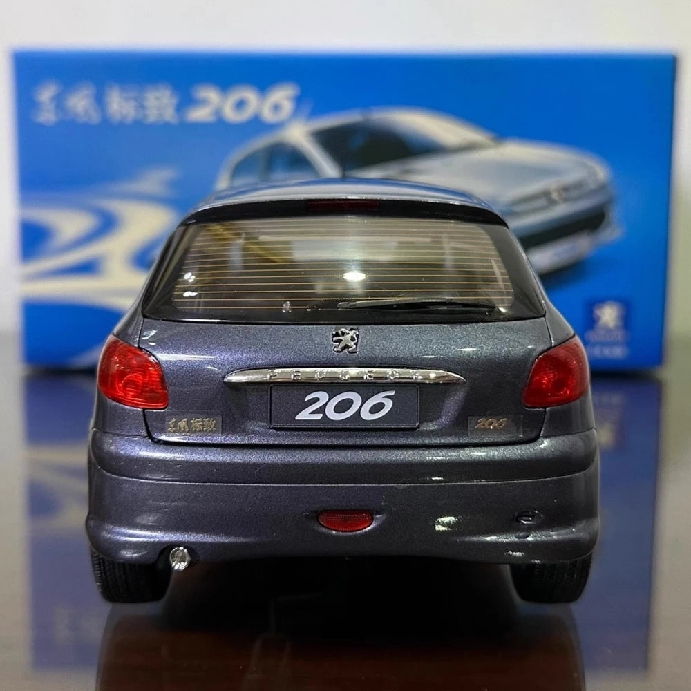 [OEM] 1:18 Peugeot 1998 206 Gray Model Car Die-Cast