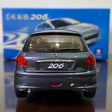 [OEM] 1:18 Peugeot 1998 206 Gray Model Car Die-Cast