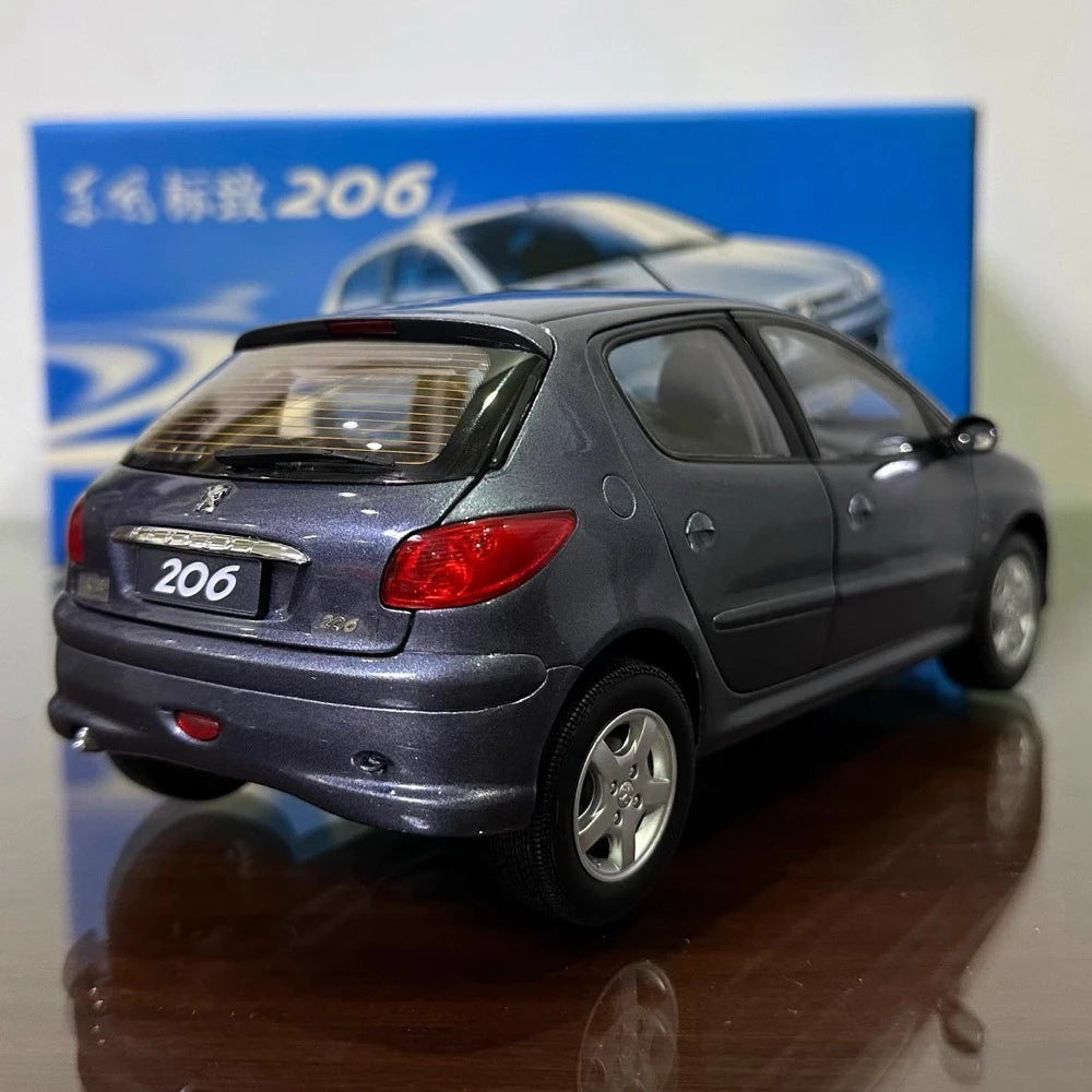 [OEM] 1:18 Peugeot 1998 206 Gray Model Car Die-Cast