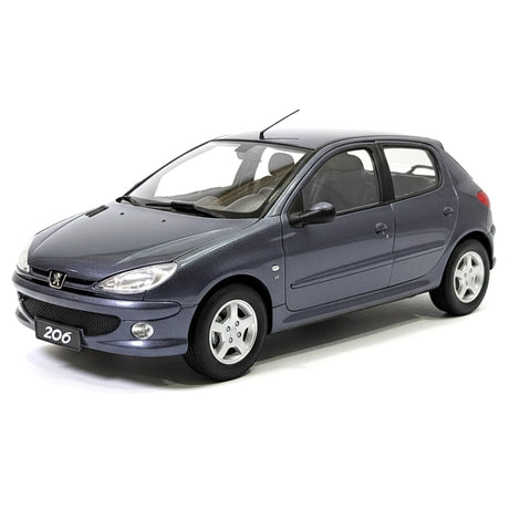 [OEM] 1:18 Peugeot 1998 206 Gray Model Car Die-Cast