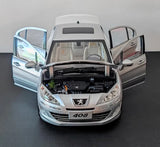 [OEM] 1:18 Peugeot 2010 408 Silver Model Car Die-Cast