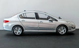 [OEM] 1:18 Peugeot 2010 408 Silver Model Car Die-Cast