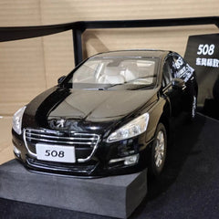 [OEM] 1:18 Peugeot 2010 508 Black Model Car Die-Cast