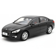 [OEM] 1:18 Peugeot 2010 508 Black Model Car Die-Cast