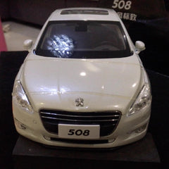 [OEM] 1:18 Peugeot 2010 508 White Model Car Die-Cast