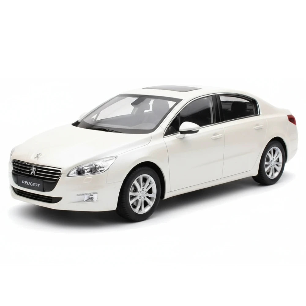 [OEM] 1:18 Peugeot 2010 508 White Model Car Die-Cast