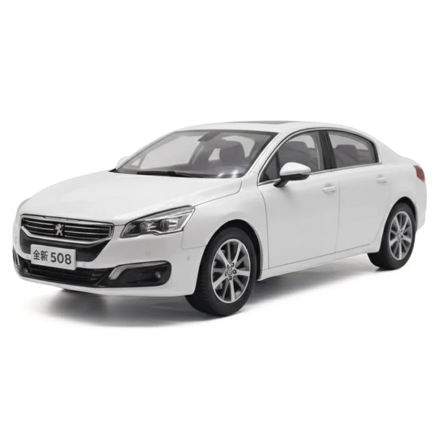[OEM] 1:18 Peugeot 2014 508 White Model Car Die-Cast