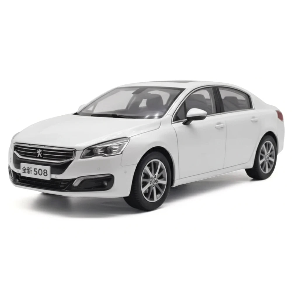 [OEM] 1:18 Peugeot 2014 508 ホワイト モデルカー Die-Cast