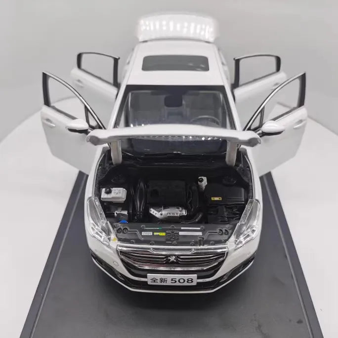 [OEM] 1:18 Peugeot 2014 508 ホワイト モデルカー Die-Cast