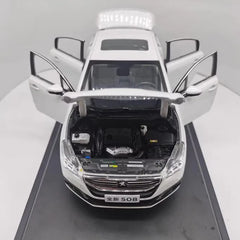 [OEM] 1:18 Peugeot 2014 508 ホワイト モデルカー Die-Cast
