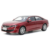 [OEM] 1:18 Peugeot 2018 508L Red Model Car Die-Cast