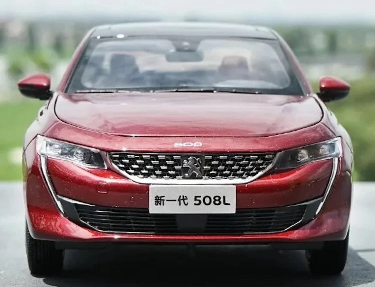 [OEM] 1:18 Peugeot 2018 508L Red Model Car Die-Cast