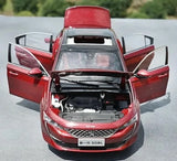 [OEM] 1:18 Peugeot 2018 508L Red Model Car Die-Cast