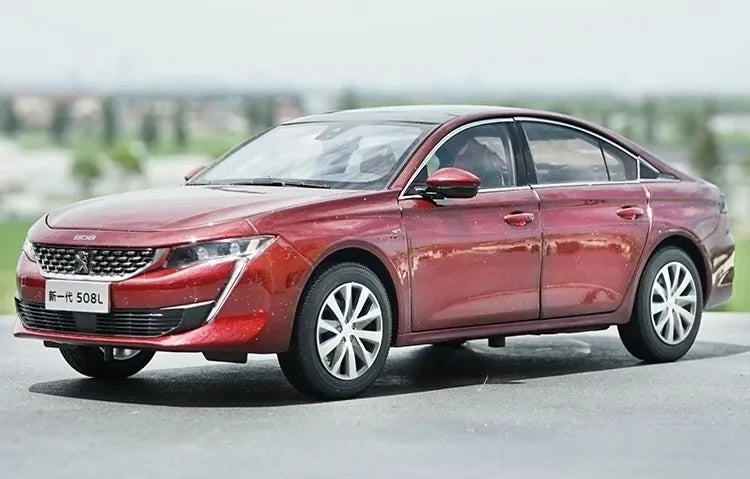 [OEM] 1:18 Peugeot 2018 508L Red Model Car Die-Cast