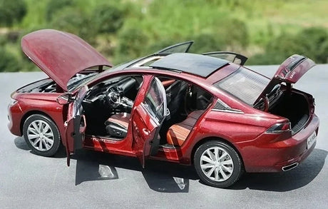 [OEM] 1:18 Peugeot 2018 508L Red Model Car Die-Cast