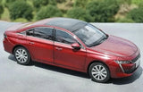 [OEM] 1:18 Peugeot 2018 508L Red Model Car Die-Cast