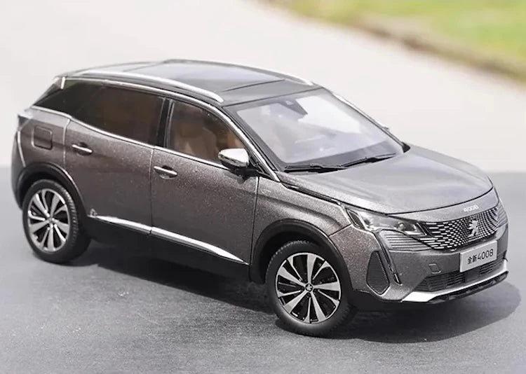 [OEM] 1:18 Peugeot 2023 4008 グレー モデルカー Die-Cast