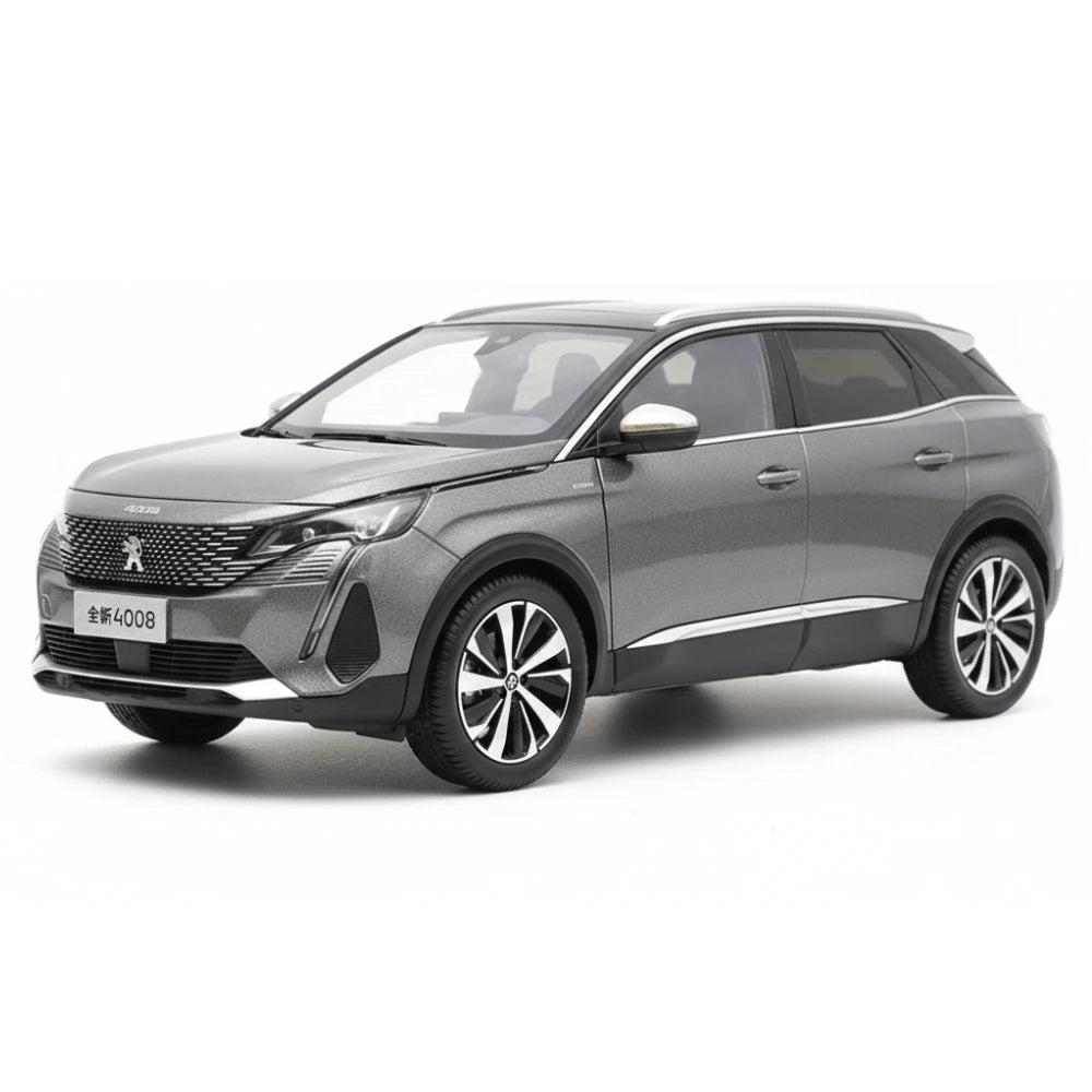 [OEM] 1:18 Peugeot 2023 4008 グレー モデルカー Die-Cast