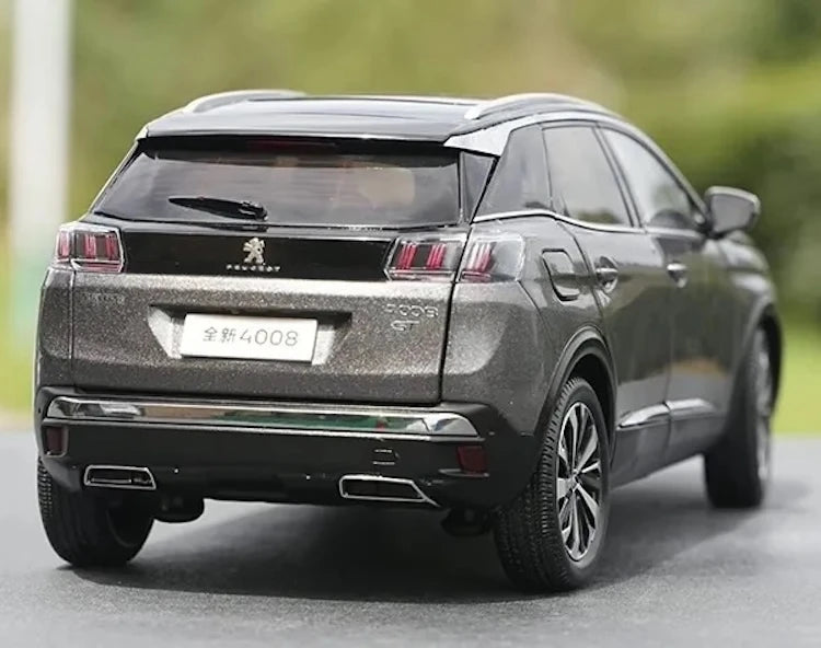[OEM] 1:18 Peugeot 2023 4008 グレー モデルカー Die-Cast