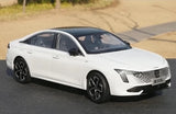 [OEM] 1:18 Peugeot 2023 508 White Model Car Die-Cast