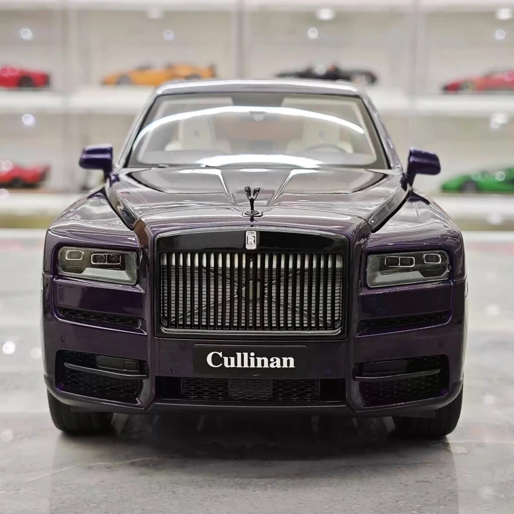 [OEM] 1:18 Rolls-Royce 2018 Cullinan Purple Model Car Die-Cast