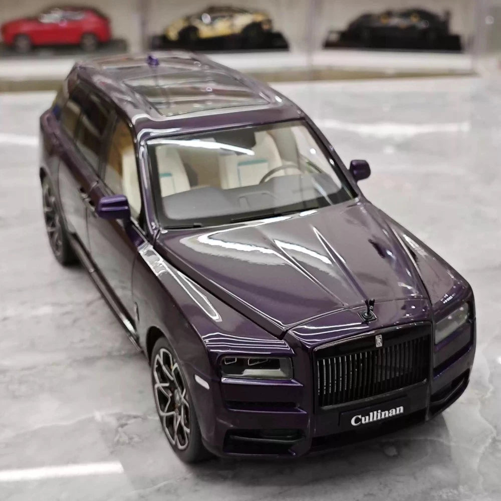 [OEM] 1:18 Rolls-Royce 2018 Cullinan Purple Model Car Die-Cast