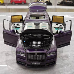 [OEM] 1:18 Rolls-Royce 2018 Cullinan paars modelauto Die-Cast