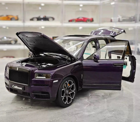[OEM] 1:18 Rolls-Royce 2018 Cullinan Purple pienoismalli Die-Cast