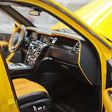 [OEM] 1:18 Rolls-Royce 2018 Cullinan gul modellbil Die-Cast