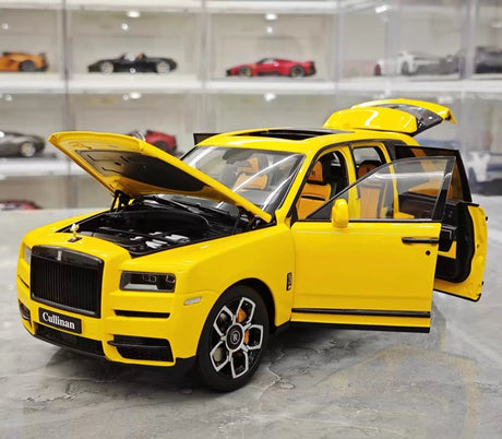 [OEM] 1:18 Rolls-Royce 2018 Cullinan Yellow pienoismalli Die-Cast