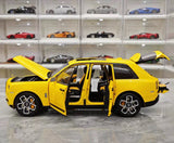 [OEM] 1:18 Rolls-Royce 2018 Cullinan gul modellbil Die-Cast