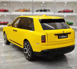 [OEM] 1:18 Rolls-Royce 2018 Cullinan gul modellbil Die-Cast