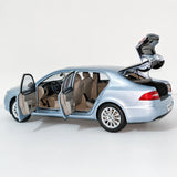 Skoda 2008 Superb B6 Blue 1:18 diecast model car by OEM - view 3