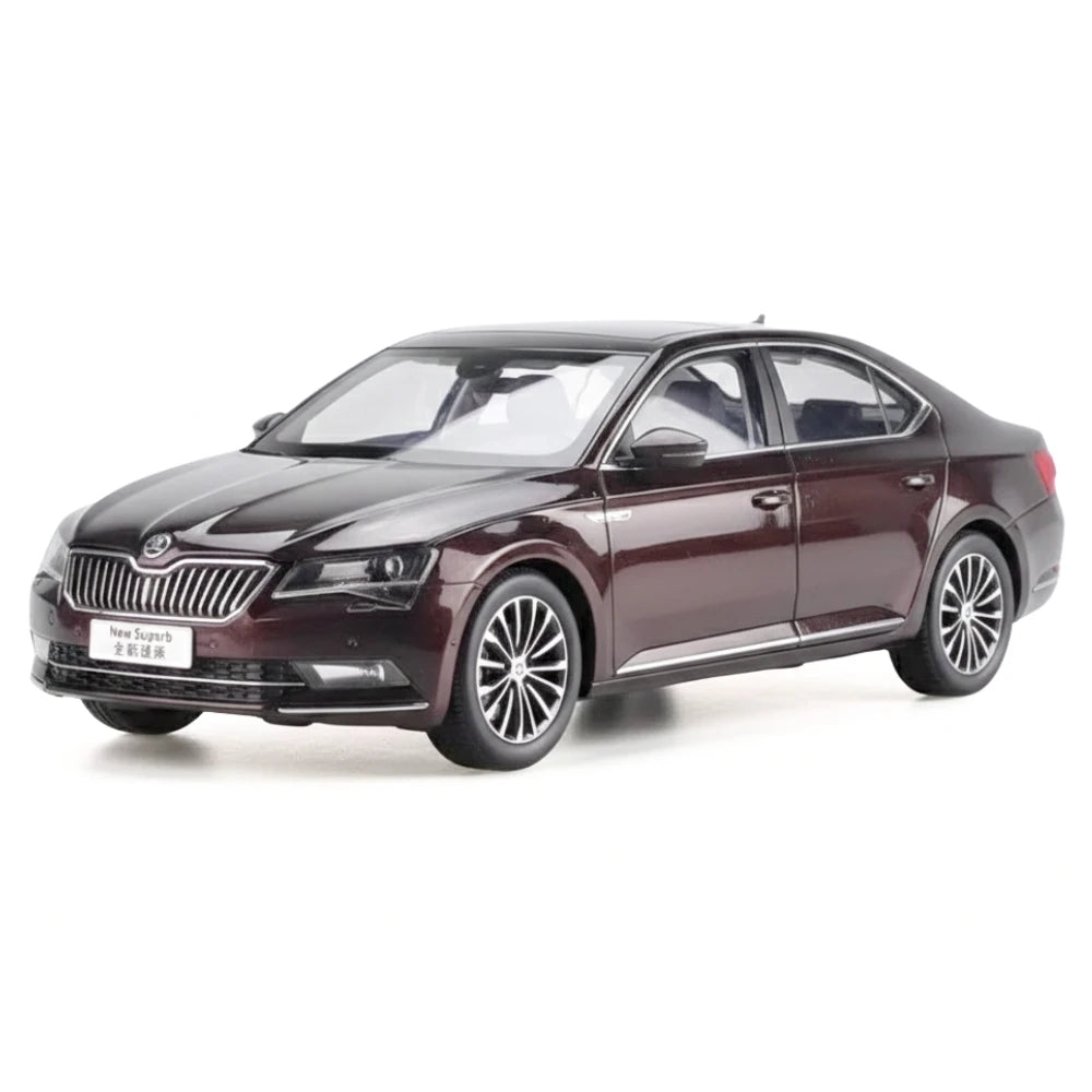 [OEM] 1:18 Skoda 2008 Superb rosso modellino di auto Die-Cast
