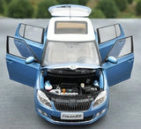 [OEM] 1:18 Skoda 2012 Fabia Blue Model Car Die-Cast