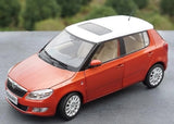 [OEM] 1:18 Skoda 2012 Fabia Orange Model Car Die-Cast