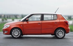 [OEM] 1:18 Skoda 2012 Fabia Orange Model Car Die-Cast